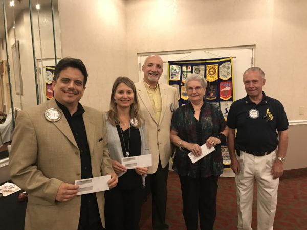 Local Non-profits receiving checks